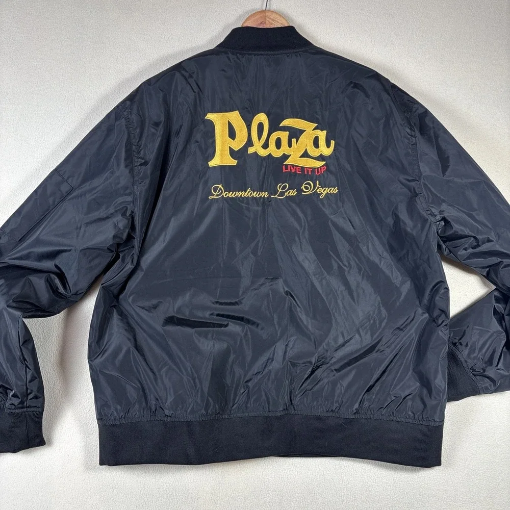 Las Vegas The Sand Dollar‎ Playa! Satin Bomber Jacket. Men's XL VEGAS SWAG!